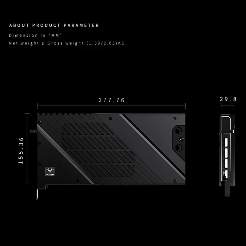 Granzon GPU Water Block for MS - огляд і ціна Rtx 4090 Water Block