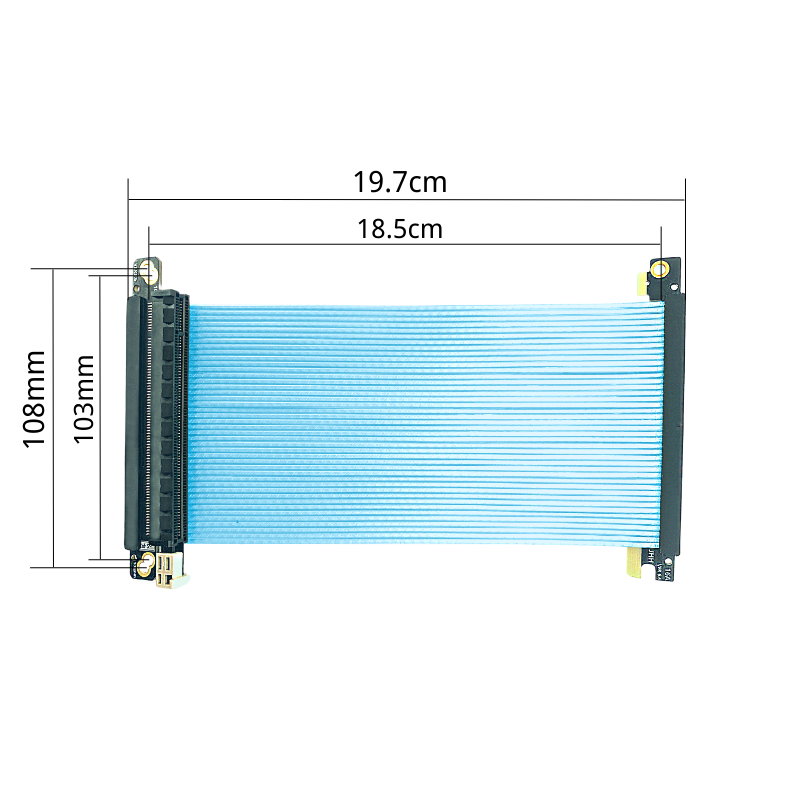 Dual Reverse Pcie 4.0 Riser Ca - огляд і ціна Itx Gpu Riser Pcie 4.0 16X