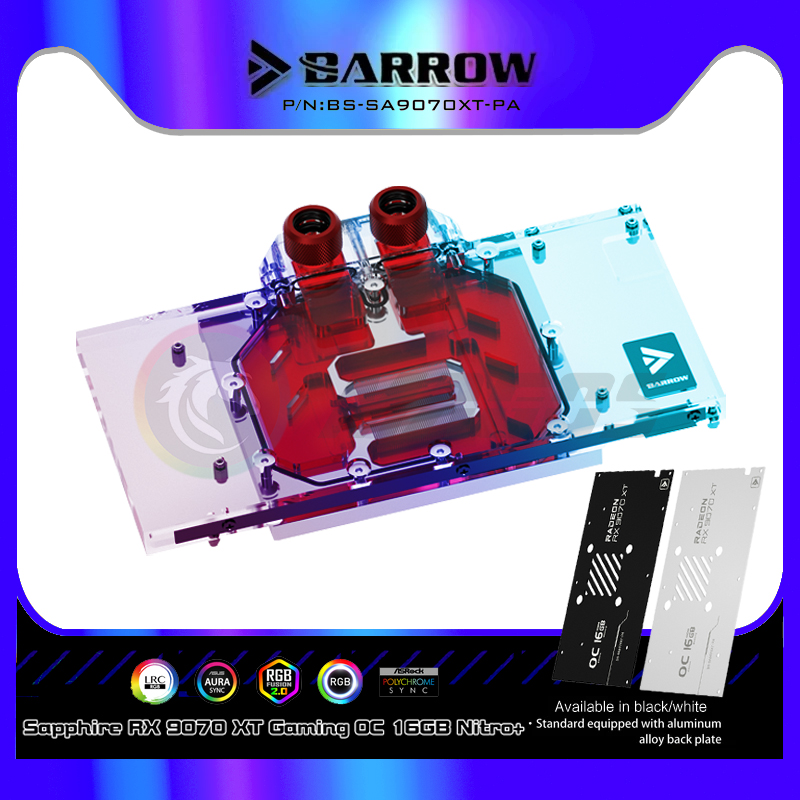 GPU Water Block For SAPPHIRE R - огляд і ціна Rx 9070 Xt