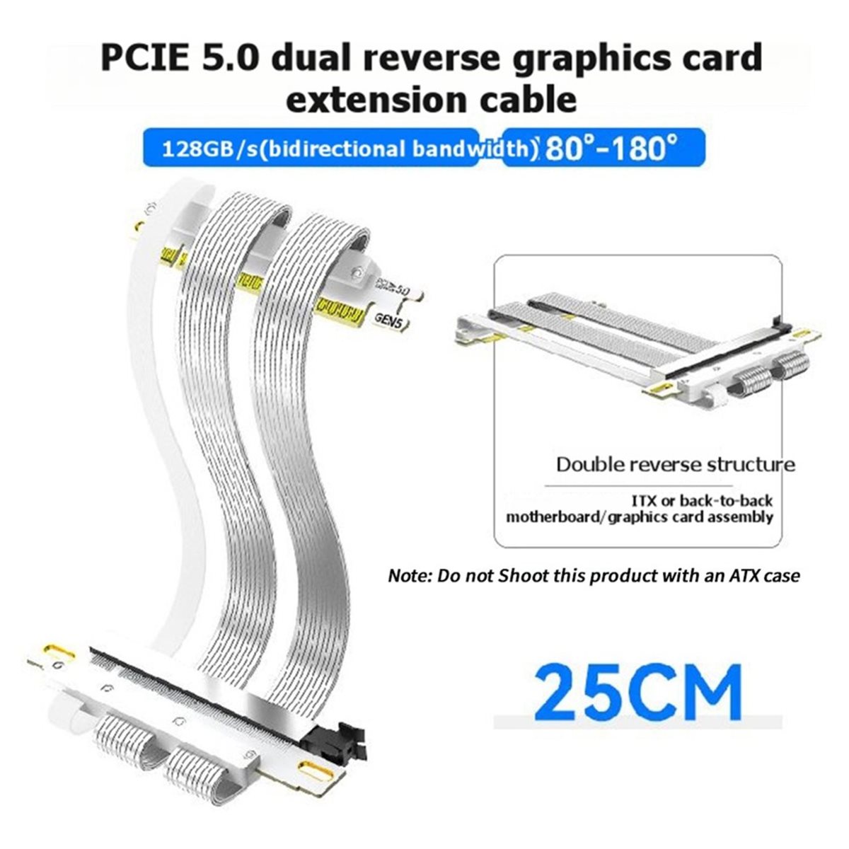 L70A PCIe 5.0 X16 Riser Cable  - огляд і ціна Pcie 5.0 Gpu Riser Cable